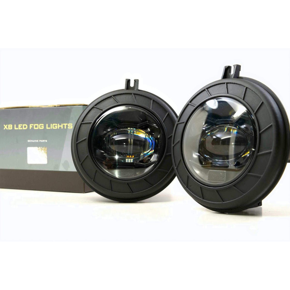 Mopar Universal XB LED Black Fog Lights - View 4 | Dirty Garage