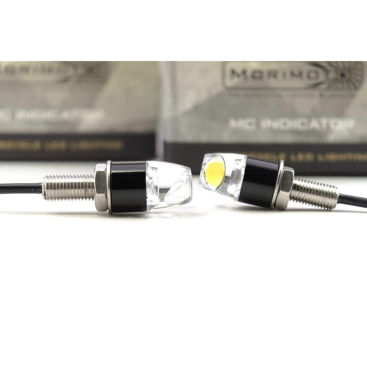 Motorcycle Pindicator White/Amber - View 3 | Dirty Garage