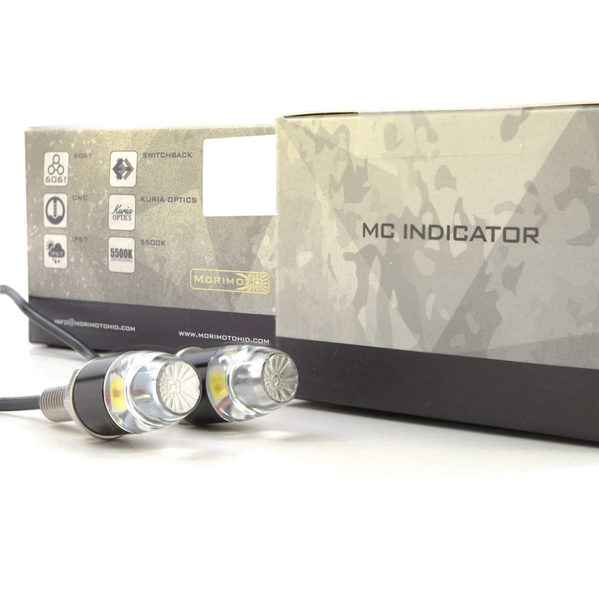 Motorcycle Pindicator White/Amber | Dirty Garage