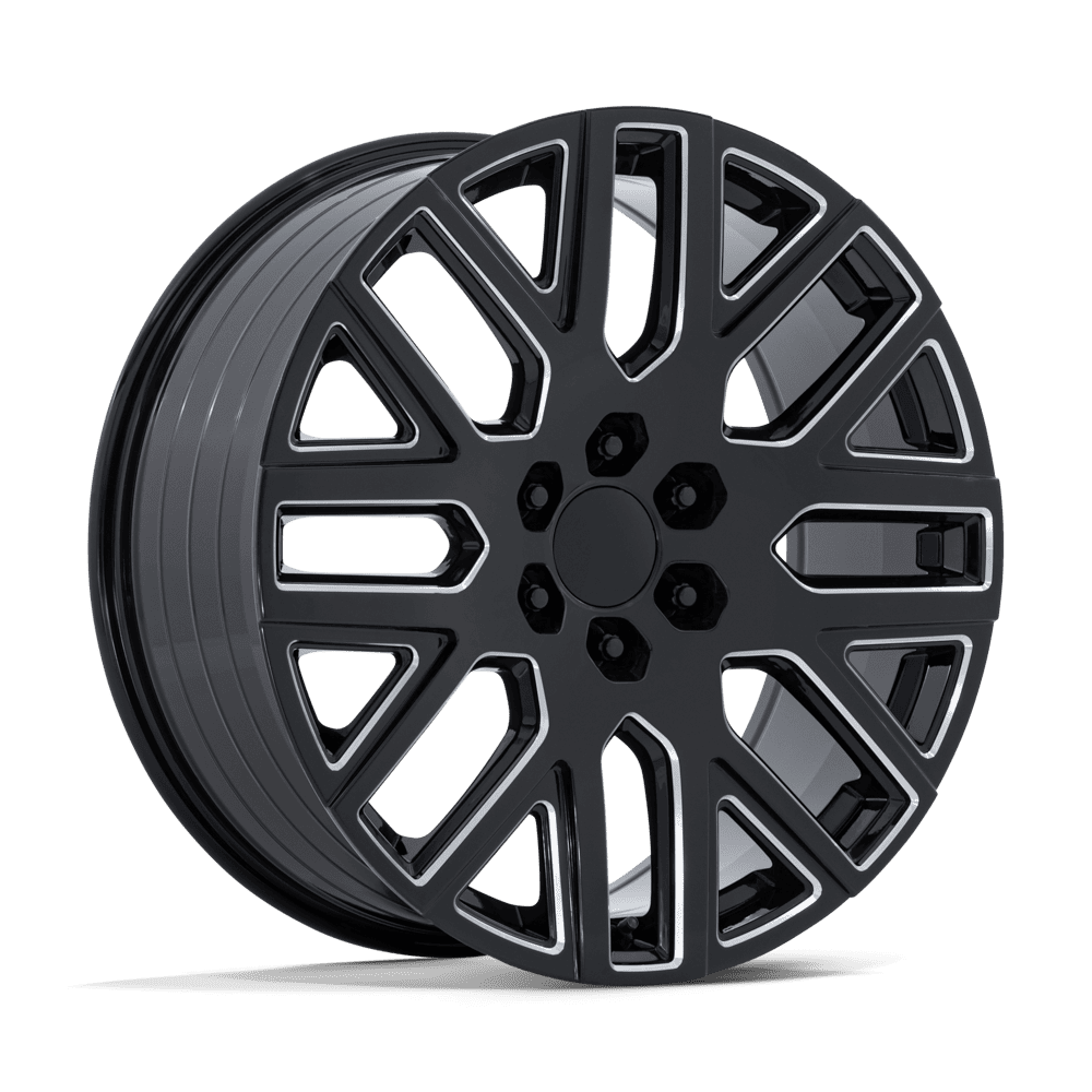 Performance Replicas PR231 Gloss Black Milled Wheel | Dirty Garage