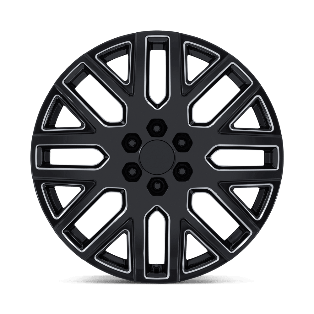 Performance Replicas PR231 Gloss Black Milled Wheel | Dirty Garage