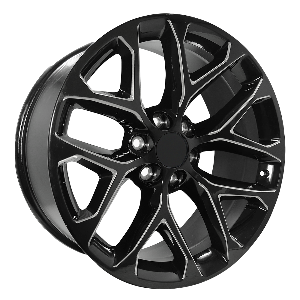 Performance Replicas PR177 Gloss Black Milled Wheel | Dirty Garage