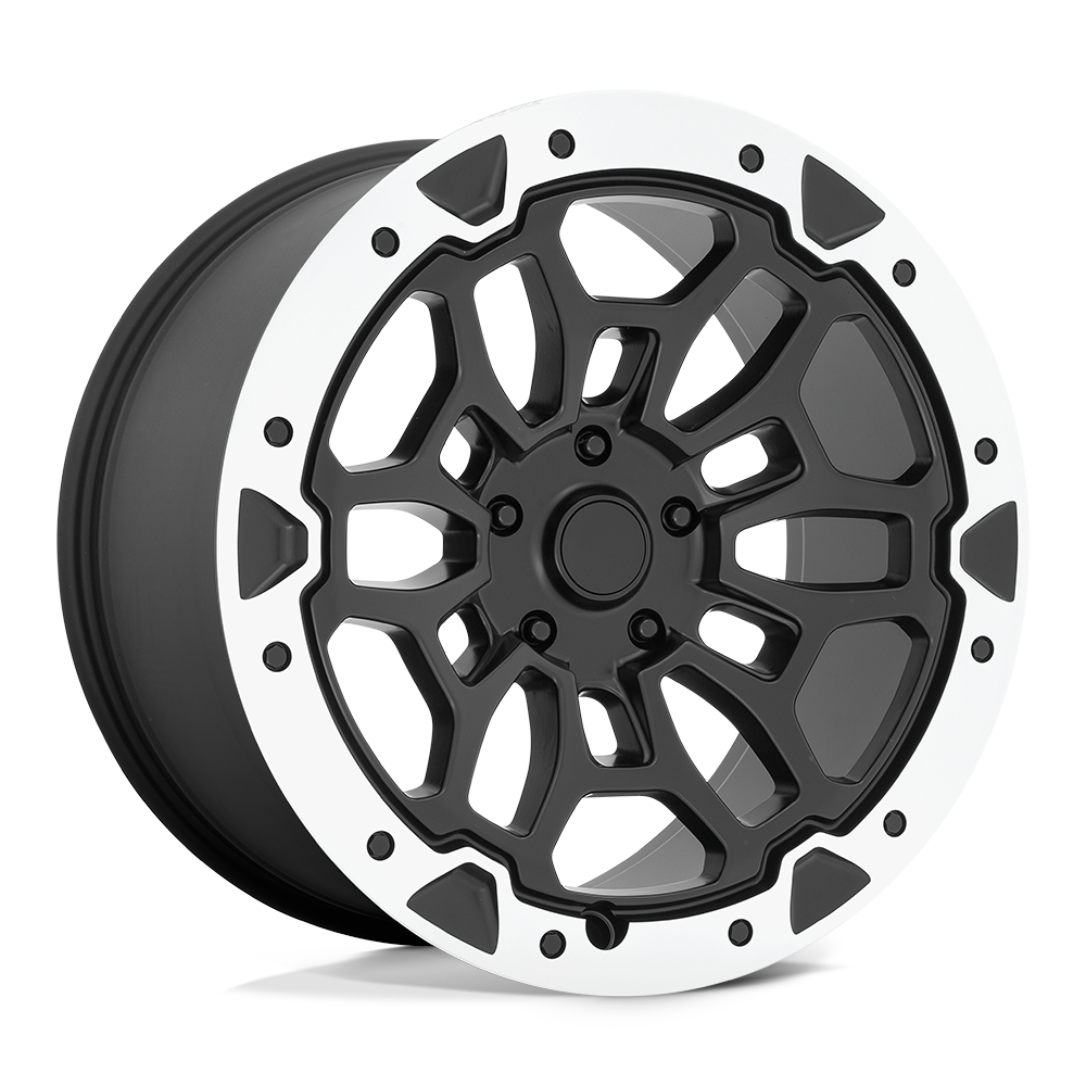 Performance Replicas PR215 Matte Black Machined Wheel | Dirty Garage