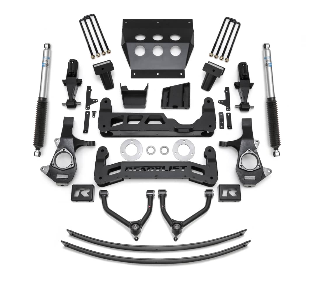 2014-2018 GM 1500 9" Lift Kit w/ Aluminum Upper Control Arms and Bilstein Shocks | Dirty Garage
