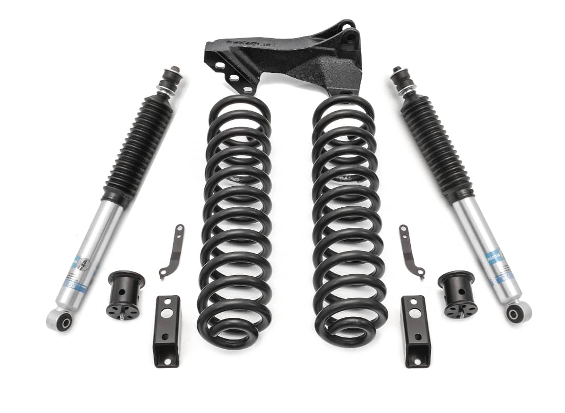 2011-2016 Super Duty 2.5" Lift Coil Spring Front Leveling Kit w/ Bilstein Shocks | Dirty Garage