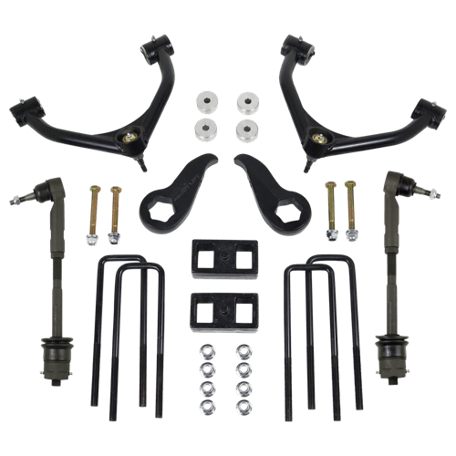 2011-2019 GM HD 3.5" SST Lift Kit Front 2 Rear Upper Control Arms | Dirty Garage