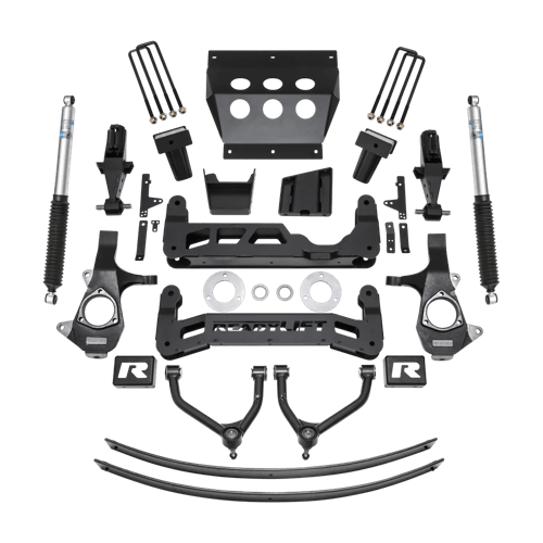 2014-2016 GM 1500 9" Big Lift Kit Cast Steel OE UCA w/ Bilstein Shocks | Dirty Garage