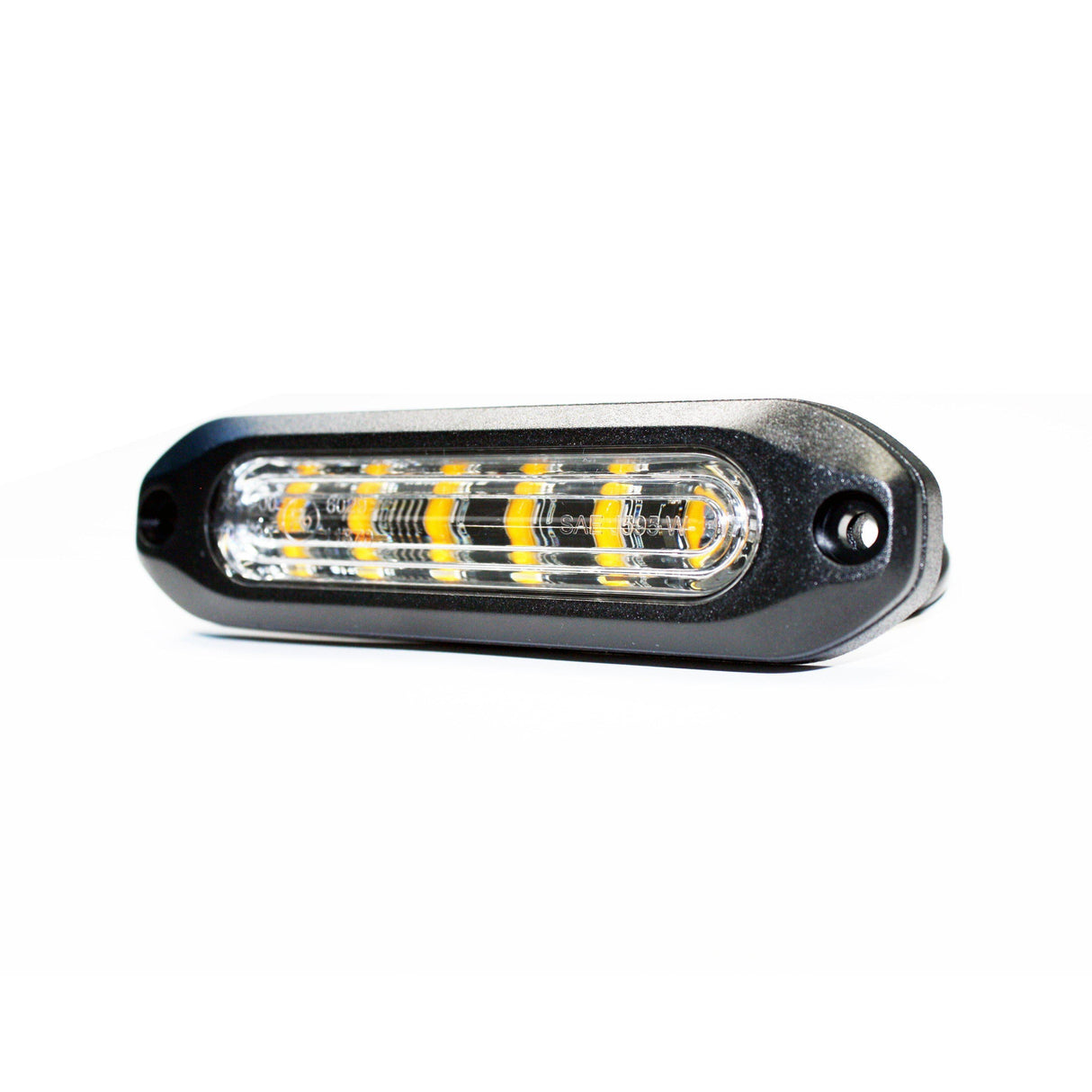 SAE Compliant Slim Amber Warning Light - View 2 | Dirty Garage