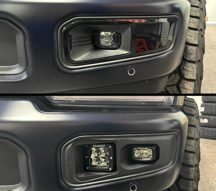 2023-2026 Superduty Front Fog Light Kit - Rigid SAE Combo (D-Series + SR-M) (100140-02)