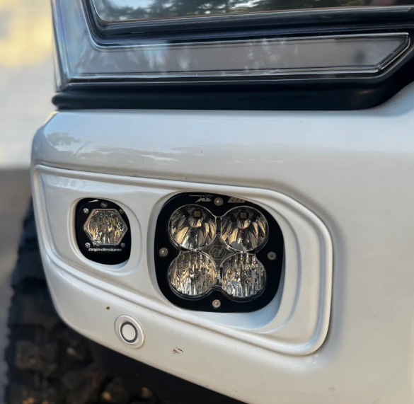 2023-2026 Superduty Front Fog Light Kit - Baja Designs Apex (XL80 + S1) (100140-09)