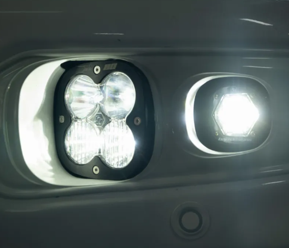 2023-2026 Superduty Front Fog Light Kit - Baja Designs Apex (XL80 + S1) (100140-09)