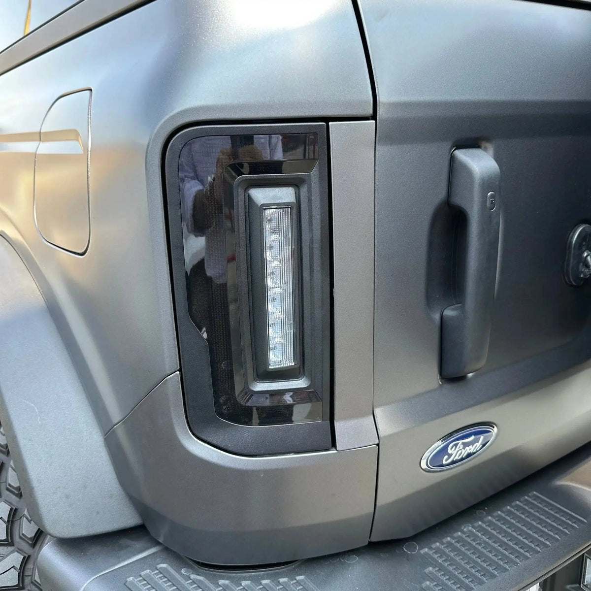 2021-2025 Bronco Flush Style Lensless LED Tail Lights, Tinted - View 6 | Dirty Garage