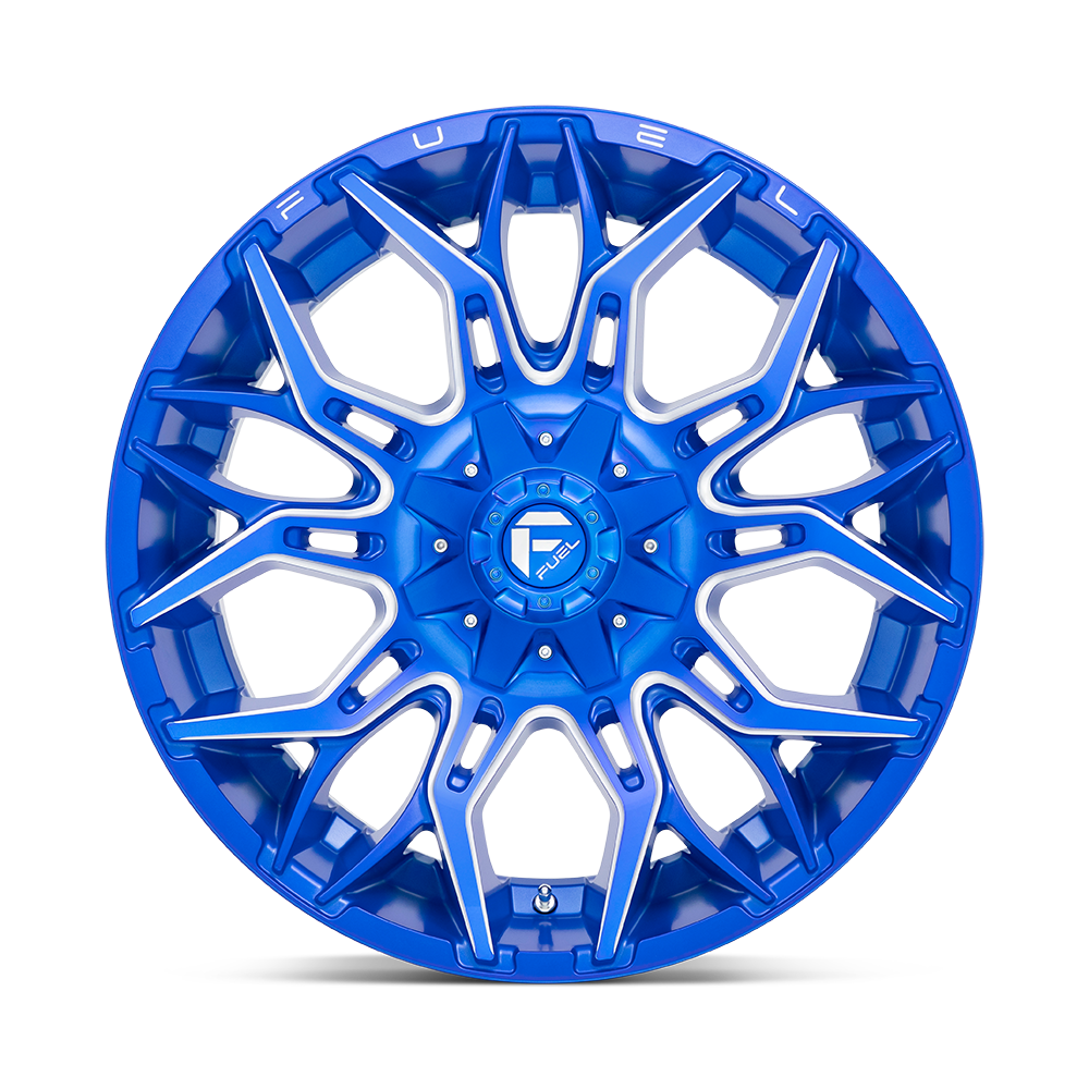 Fuel Twitch Anodized Blue Milled Wheel (D770) | Dirty Garage
