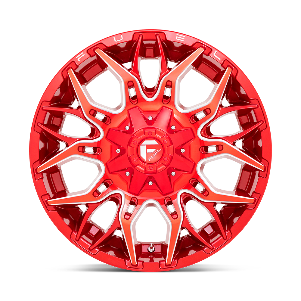 Fuel Twitch Candy Red Milled Wheel (D771) | Dirty Garage