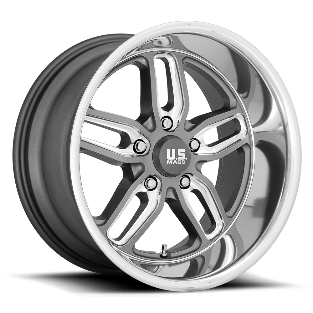 US Mags CTEN Matte Gunmetal Milled Wheel (U129) | Dirty Garage