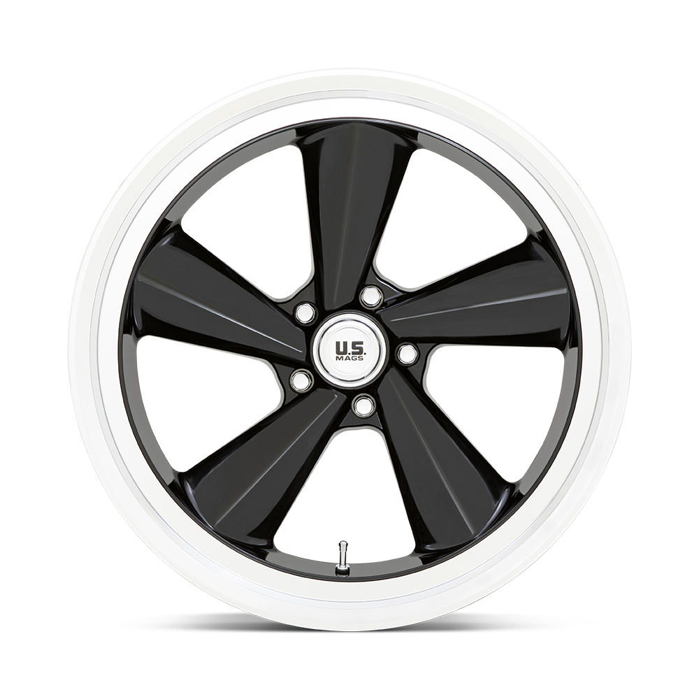 US Mags TS Gloss Black w/ Diamond Cut Lip Wheel (U136) | Dirty Garage