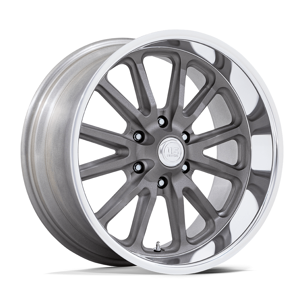 US Mags Rambler 6 Matte Gunmetal w/ Diamond Cut Lip Wheel (UC145) | Dirty Garage
