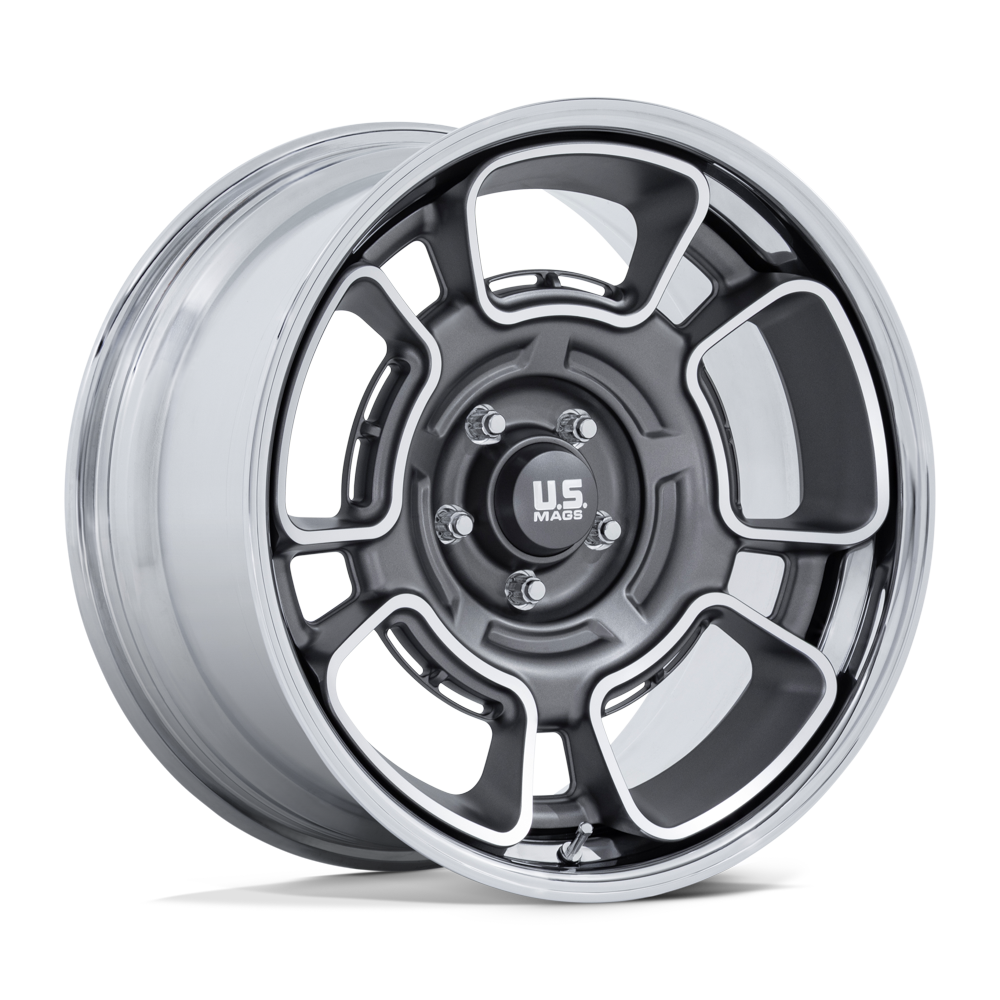 US Mags Flagstaff Anthracite w/ Machined Face & Chrome Lip Wheel (UC147) | Dirty Garage