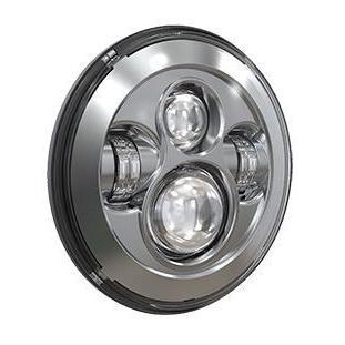 Universal 7" DOT Headlight for Motorcycles & Jeeps - View 3 | Dirty Garage