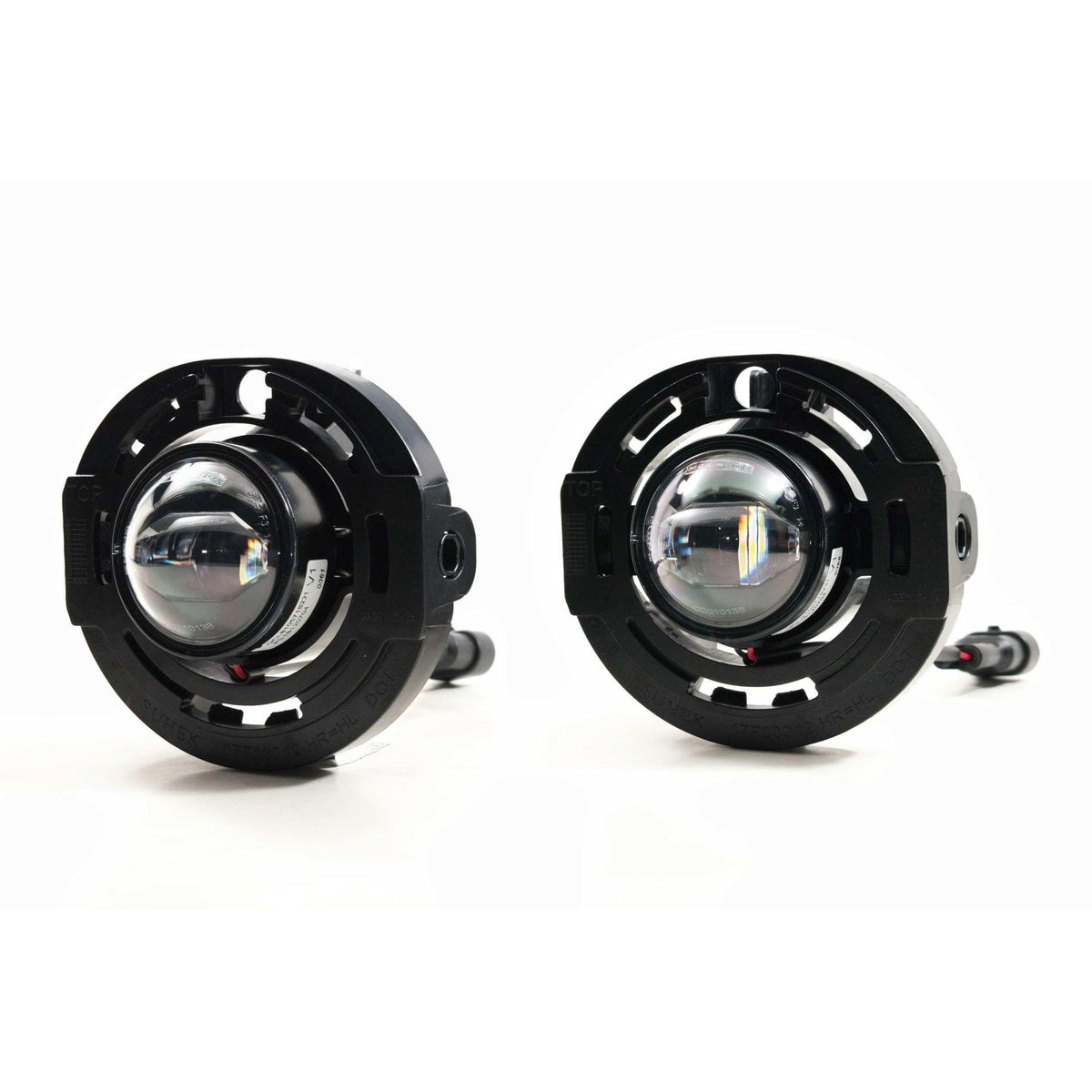Universal Mopar XB LED Black Fog Lights - View 2 | Dirty Garage