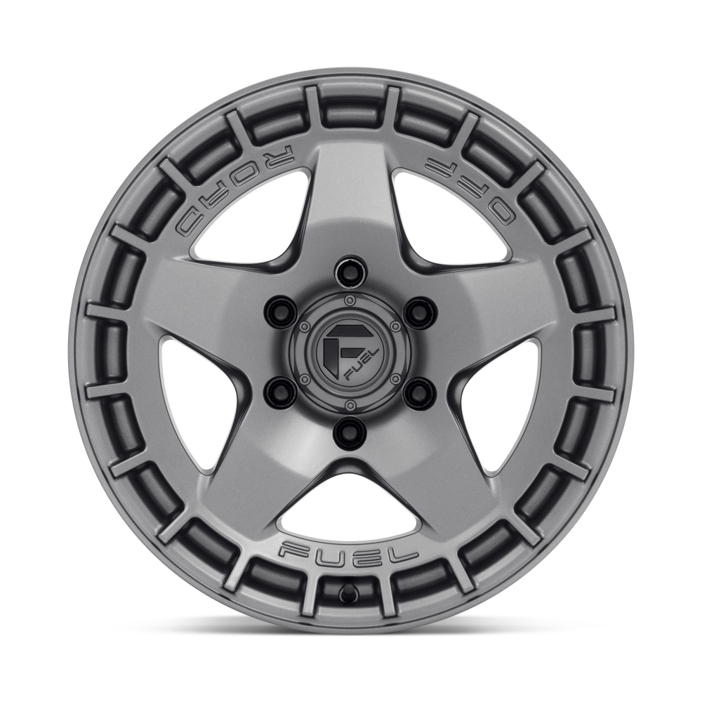Fuel Warp Matte Gun Metal Wheel (D734) | Dirty Garage