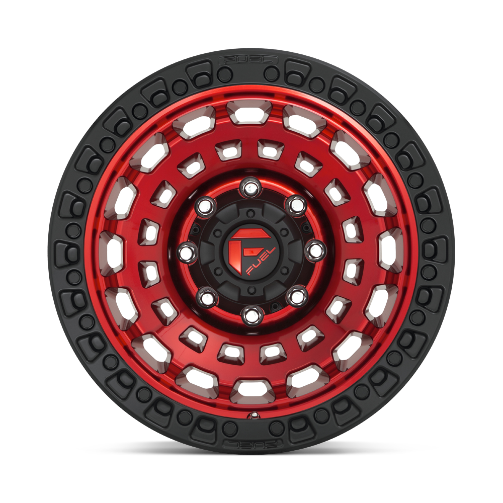 Fuel Zephyr Candy Red Black Bead Ring Wheel (D632) | Dirty Garage