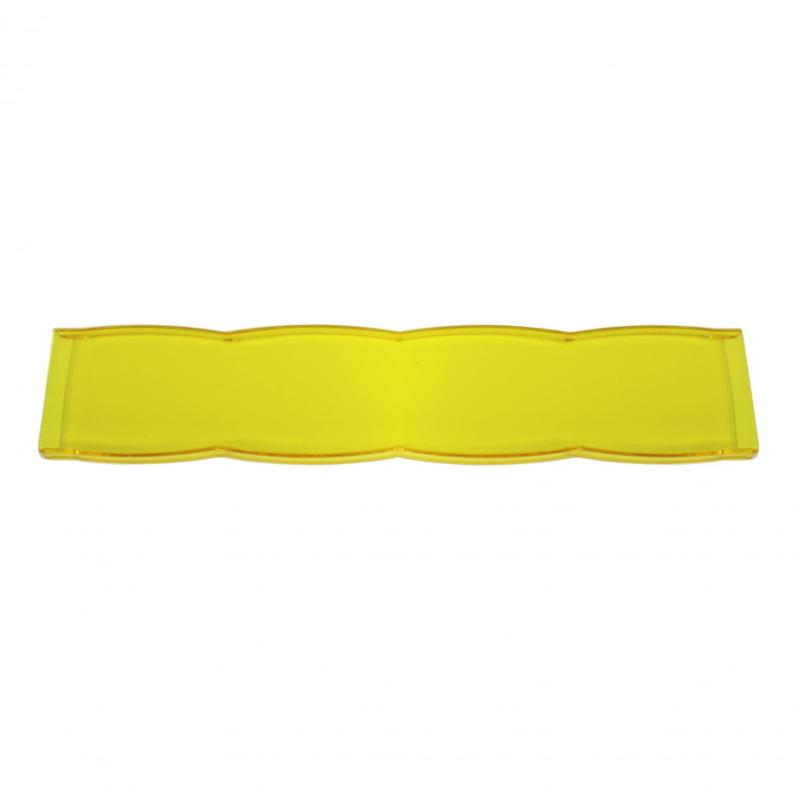 Universal 10" Rock Guard Light Bar Cover Amber | Dirty Garage