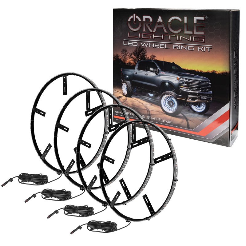 Universal LED Illuminated Wheel Rings 15" ColorSHIFT - View 12 | Dirty Garage