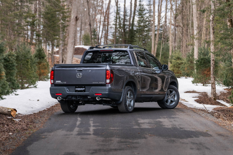 2021-2022 Ridgeline Aluminized Steel 2.5" Cat Back Dual Split Rear Exit - View 4 | Dirty Garage