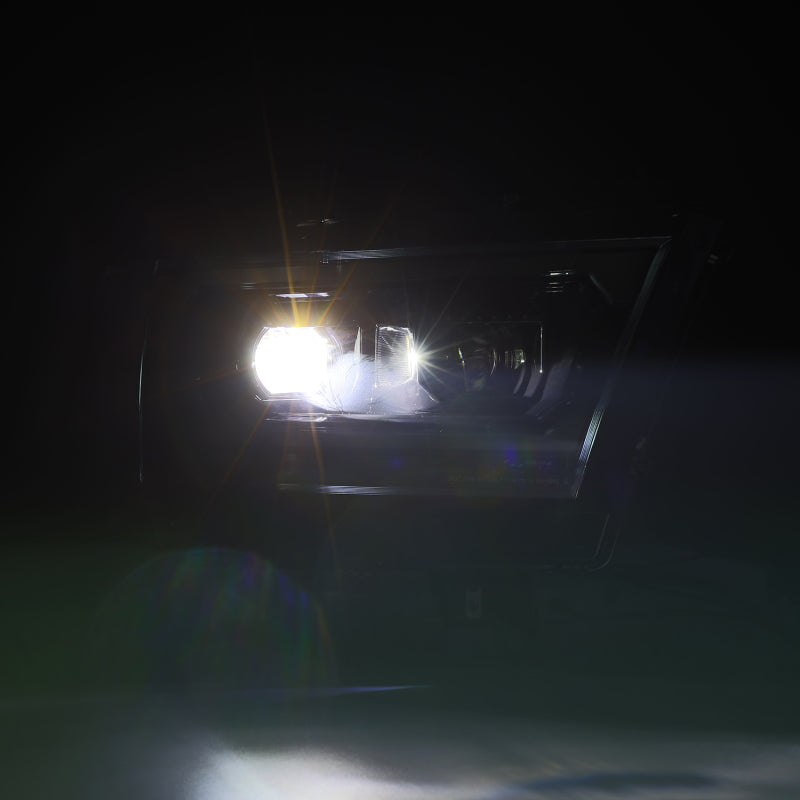 2019-2024 Ram 1500 Luxx-Series LED Projector Alpha Black Headlights - View 5 | Dirty Garage