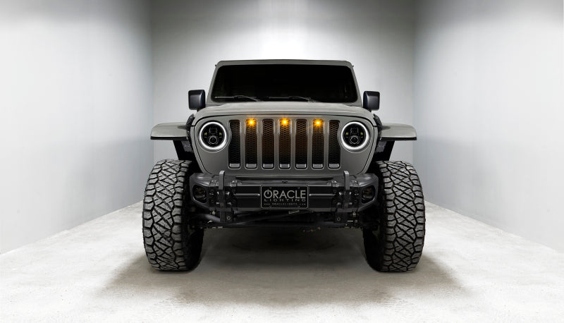 2007-2017 Wrangler Gladiator 7in High Powered LED Headlights Pair Dynamic - View 16 | Dirty Garage