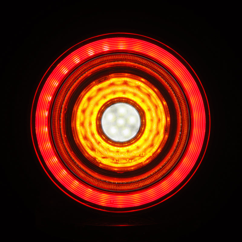 2010-2015 Ferrari 458 Nova-Series Prismatic LED Tail Lights Red Smoked - View 7 | Dirty Garage