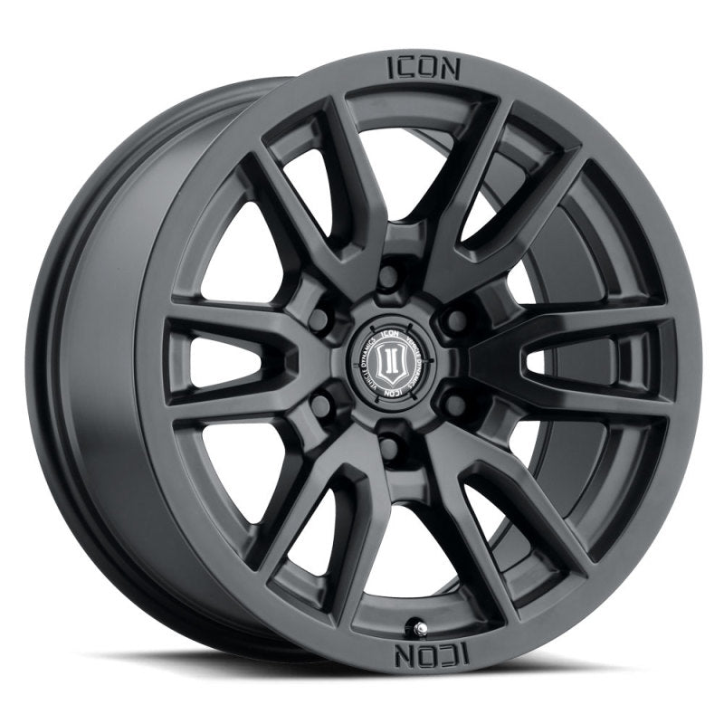 Universal Vector 6 17x8.5 Satin Black Wheel | Dirty Garage