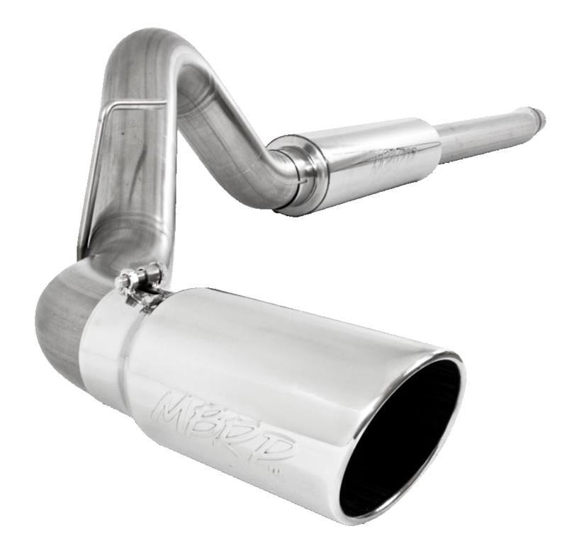 2011-2013 Superduty 6.2L 4" Cat Back Single Side Alum Exhaust System - View 4 | Dirty Garage