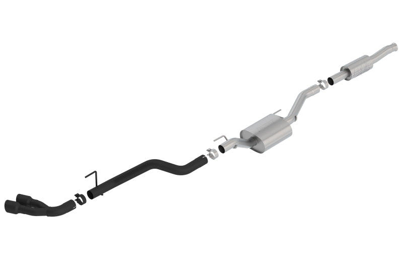 Borla 2020 Jeep Gladiator JT 3.6L V6 AWD ATAK Dual Side Catback w/ Black Tips | Dirty Garage
