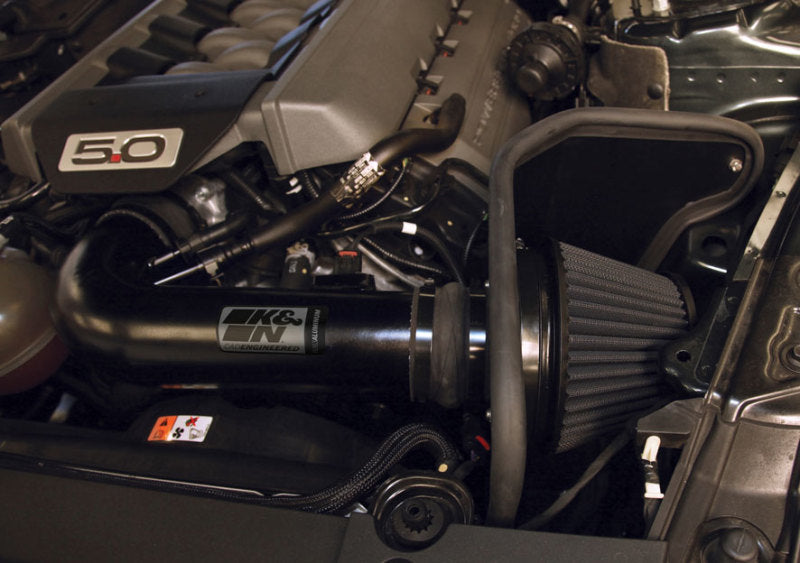 2015 Mustang GT 5.0L V8 Black Performance Intake Kit - View 6 | Dirty Garage