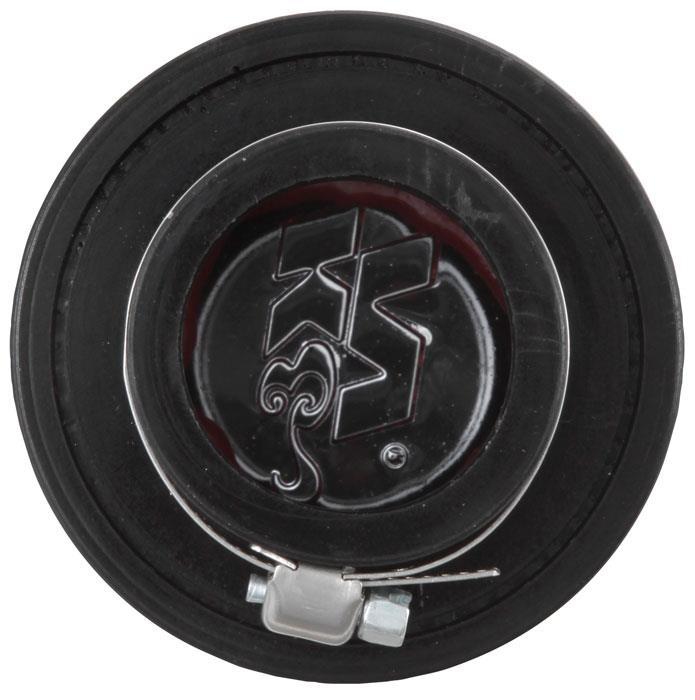 Universal 1.5in Flange ID x 3in OD x 2.5in H Chrome Finish Rubber Base Crankcase Vent Filter - View 3 | Dirty Garage