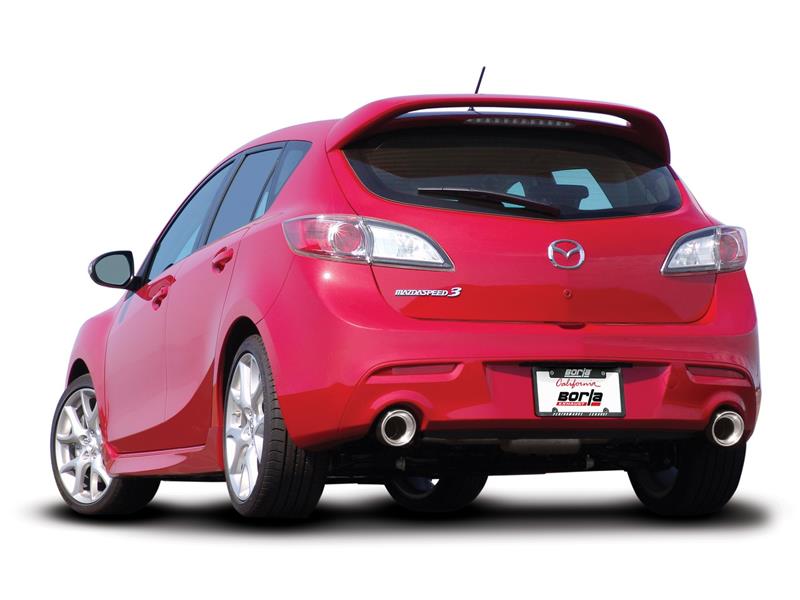 Borla 10-13 Mazda 3/Mazdaspeed 3 2.5L/2.3L Turbo FEW MT Hatchback SS Exhaust (rear section only) - View 7 | Dirty Garage