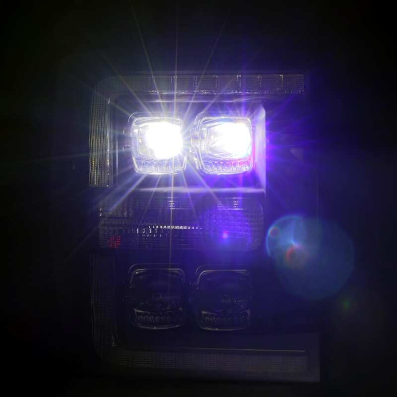 2011-2016 Super Duty Nova-Series LED Projector Chrome Headlights - View 6 | Dirty Garage