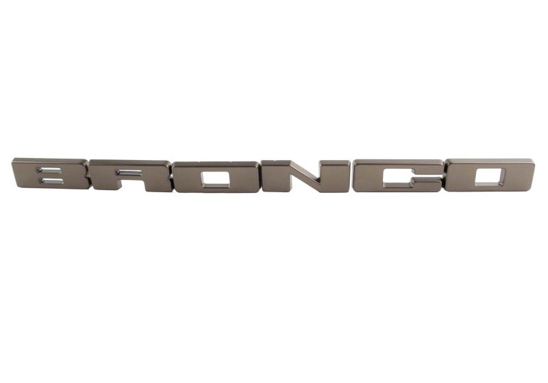 2021+ Bronco Grille Lettering Overlay Kit - Bronze - View 2 | Dirty Garage