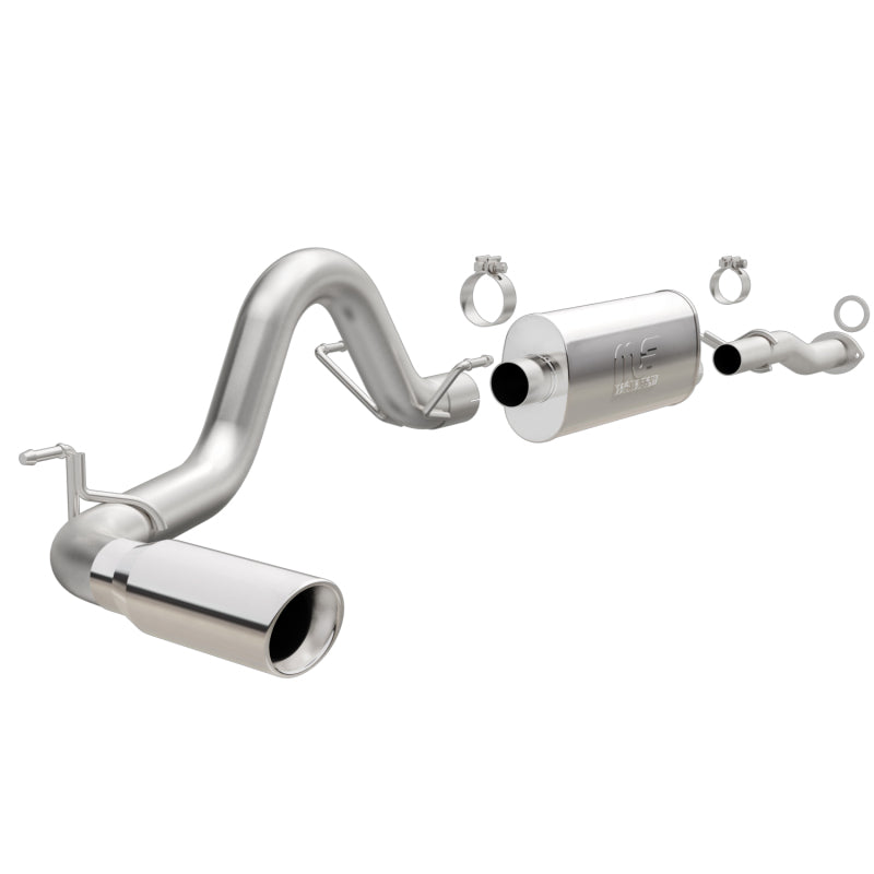 2016-2023 Tacoma Cat-Back Stainless Steel 3in Single Side Exit Rear 4in Tip | Dirty Garage