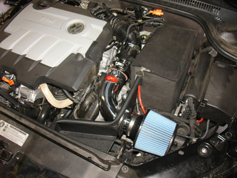 2010-2015 Beetle 2.0L Turbo Diesel Black Tuned Cold Air Intake w/ Heat Shield - View 2 | Dirty Garage