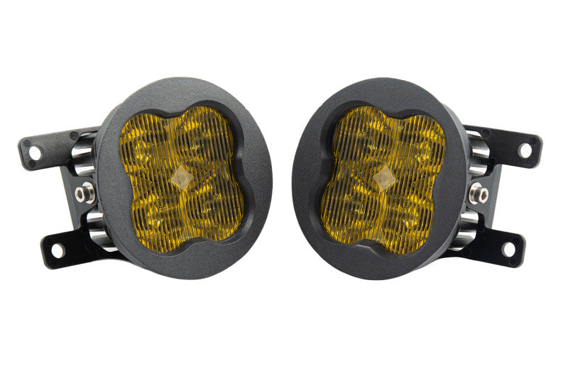 2004-2020 Subaru SS3 Pro Type A Yellow SAE Fog Light Kit - View 8 | Dirty Garage