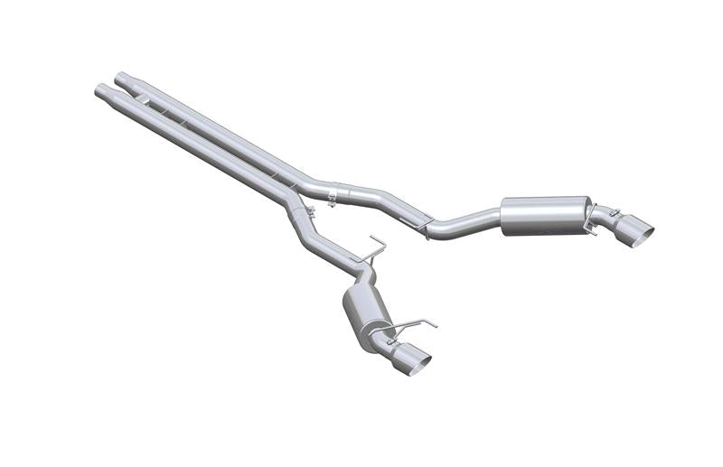 2015-2017 Mustang GT 5.0 3" Cat Back Dual Split Rear Race Version 4.5" Tips - View 3 | Dirty Garage