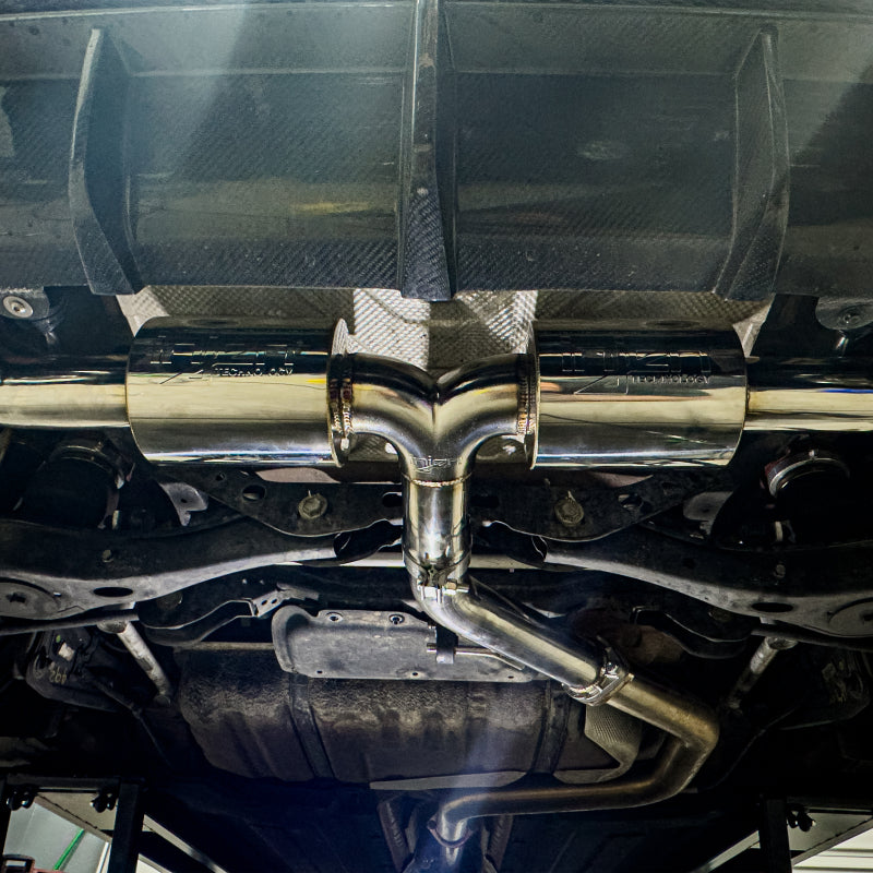 2019-2022 Veloster N Performance SS Axle Back Exhaust Burnt Ti Tips - View 2 | Dirty Garage