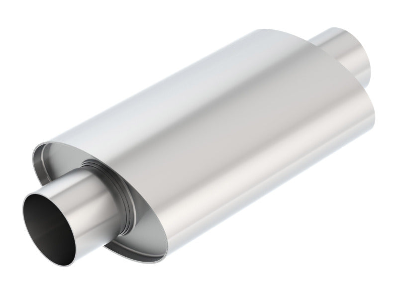 Borla XR-1 Multi-Core 3in Ctr-Ctr Oval 12in x 4.25in x 7.88in Rotary Engine Equipped Racing Muffler - View 3 | Dirty Garage