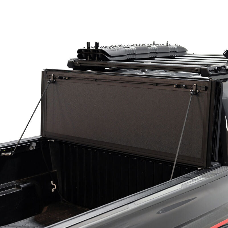 Westin 24-26 Toyota Tacoma 2WD/4WD 5ft. Bed Hard Tri-Fold Tonneau Cover - Black - View 10 | Dirty Garage