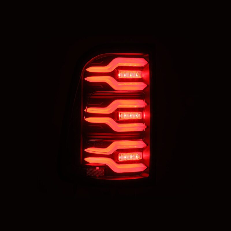 2019-2021 Ram 1500 Luxx-Series LED Tail Lights Black w Active Light Sequential Signal - View 5 | Dirty Garage
