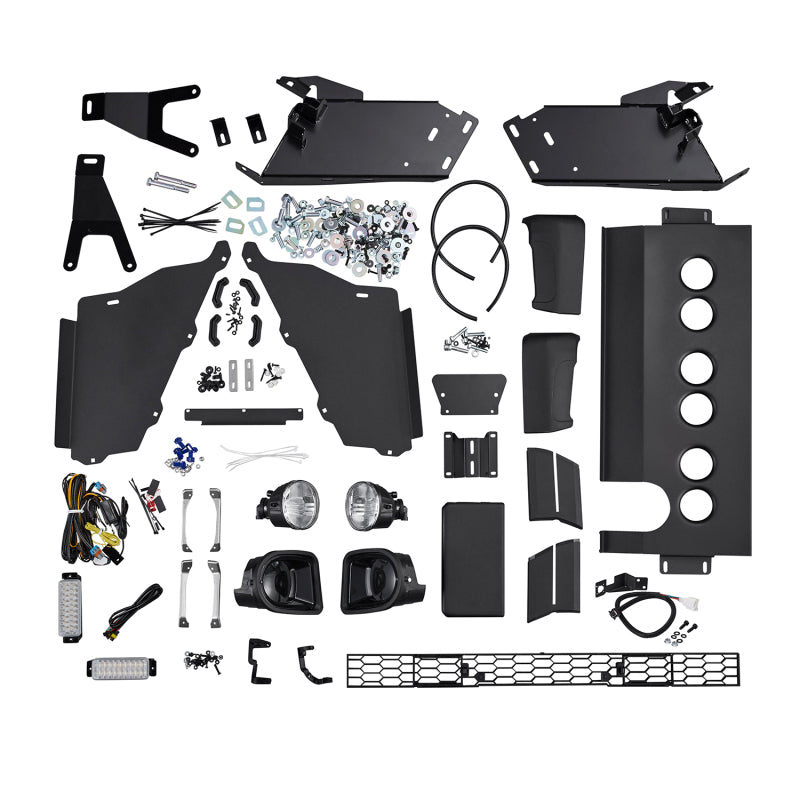 2020-2023 Tacoma Summit Combar Textured Fog II w/ Camera Relocation Kit - View 8 | Dirty Garage