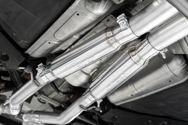 2017-2024 Q60 3.0L 3" Cat-Back Dual Split Rear Street Version w 4.5" OD Tips - View 4 | Dirty Garage